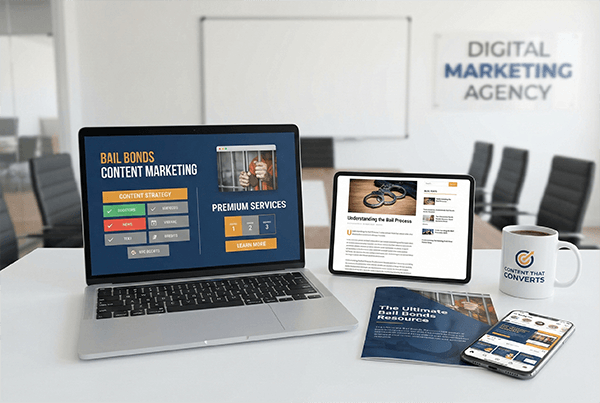 Content strategy for bail bond agencies