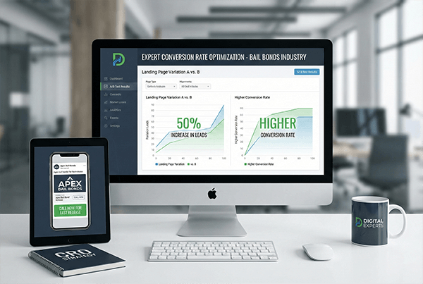 Bail bond agency conversion rate optimization