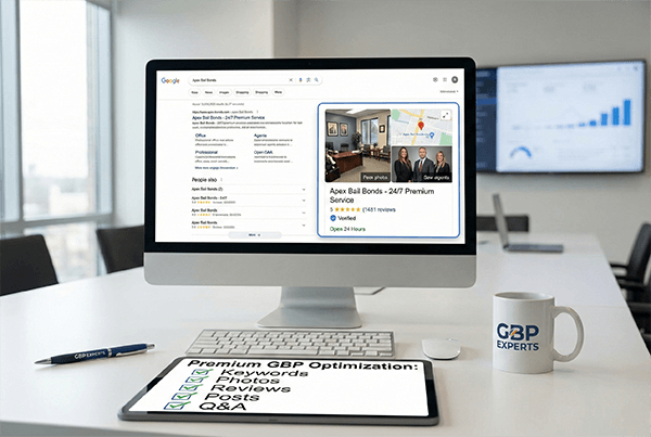Google Business Profile for bail bond agencies