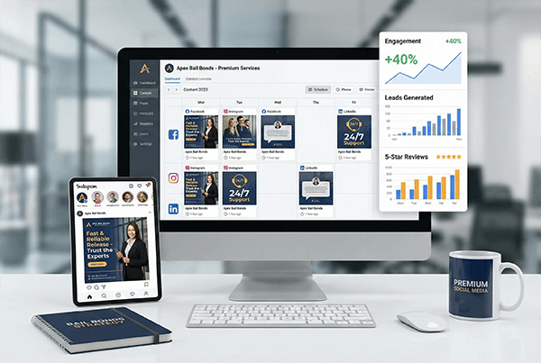 Social Media Management for bail bond agencies